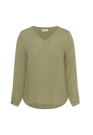 Kaffe Curve, KCAMI LONG SLEEVE - Blouse - aloe