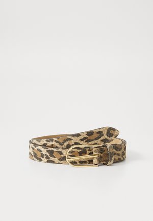 Belt - taupe/dark brown