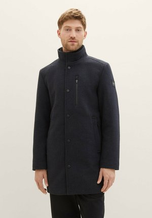 TOM TAILOR Classic coat - navy blue structure
