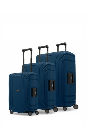 SET 3-TLG MIT DREIPUNKT-VERSCHLUSS - Wheeled suitcase - navy blue