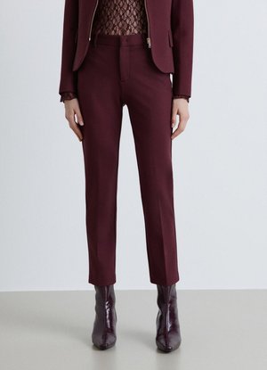Calliope, PANTALONE LUNGO TINTA UNITA - Stoffhose - prugna
