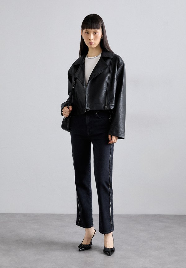 LE SLEEK STUDDED - Straight leg jeans2