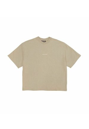 Basic T-shirt - vintage washed kingdom beige