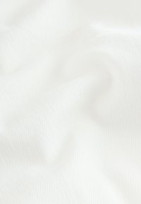 White textured fabric with a slight sheen, featuring a soft, smooth surface and subtle diagonal weave pattern.