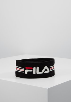 Fila INTARSIA HEADBAND - Berretto - black/bright white(true red