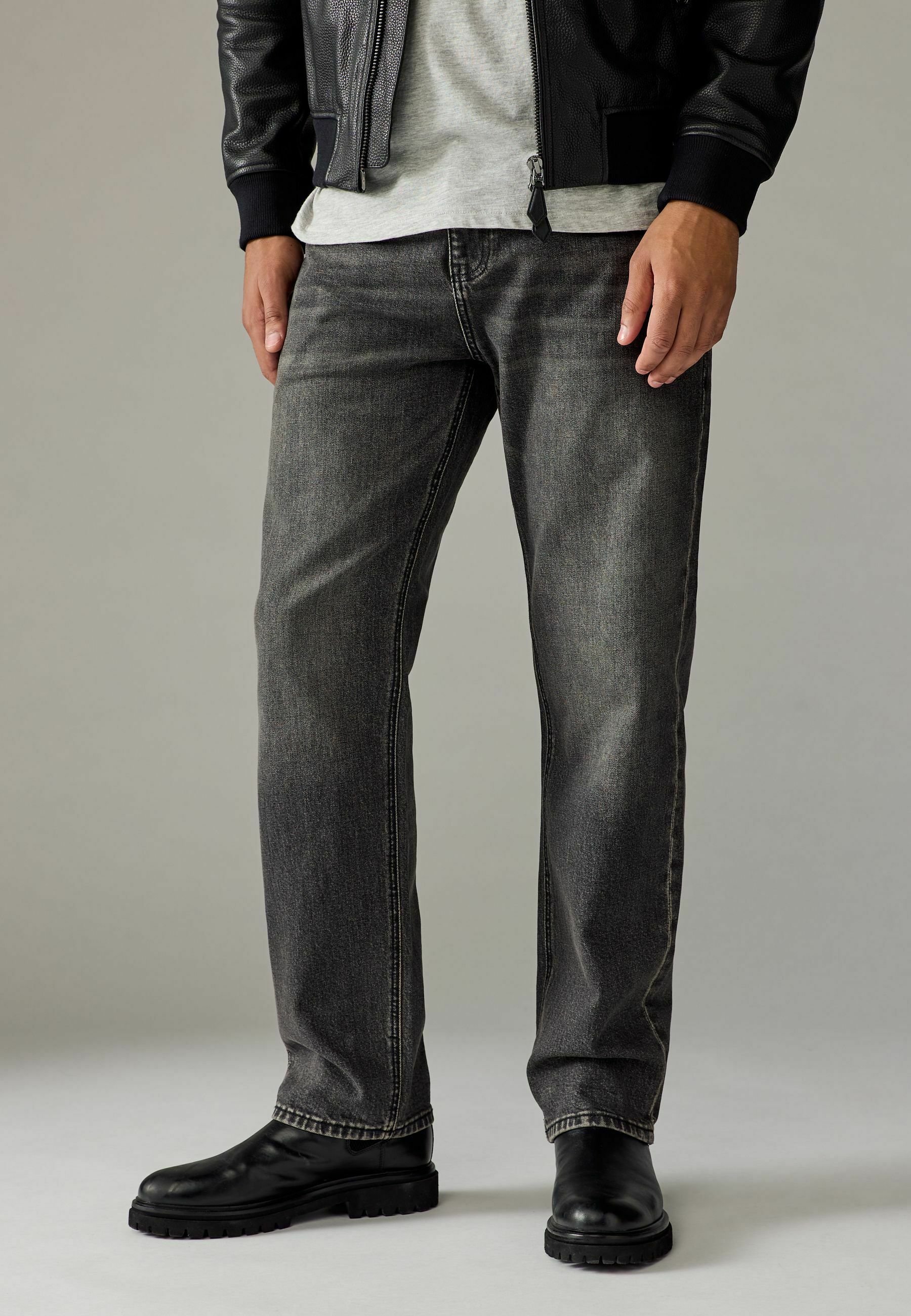 Next VINTAGE REGULAR FIT Jeans Straight Leg grey mid/grau