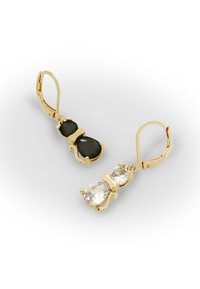 Betsey Johnson CUBIC ZIRCONIA CAT MISMATCH DROP - Orecchini - open white