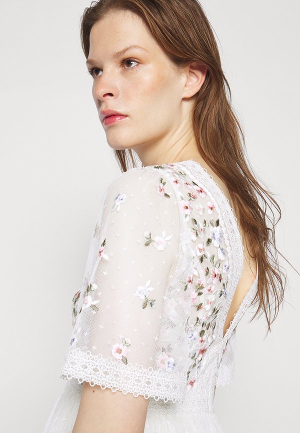 GARLAND RIBBON BODICE ANKLE GOWN - Occasion wear - cream3