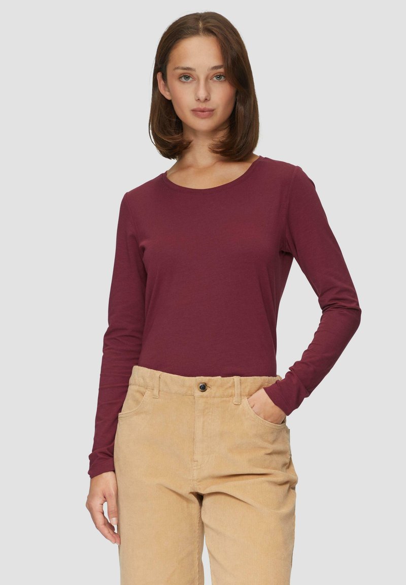 s.Oliver Langarmshirt - rubinrot