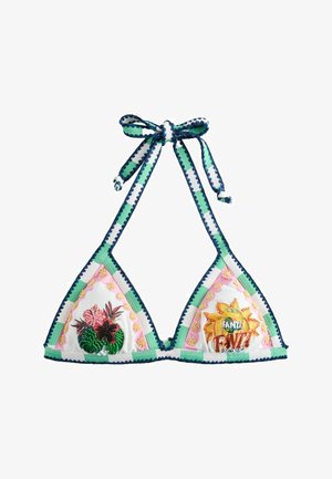 Next, REGULAR FIT - EMBELLISHED TRIANGLE BIKINI TOP . - Bikiinide ülaosa - multicolour fanta