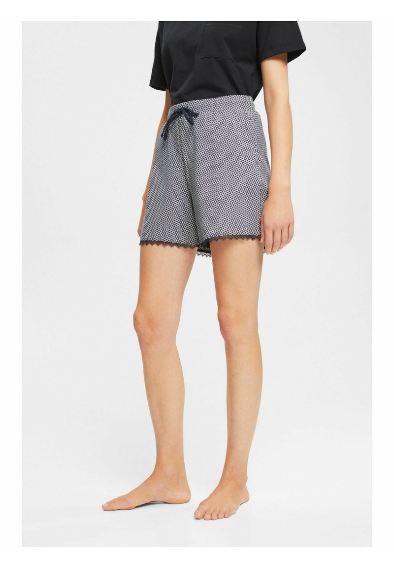 Esprit PRINTED SINGLE AOP - Παντελόνι πιτζάμας - navy