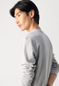 Scotch & Soda Topper langermet - mid grey melange