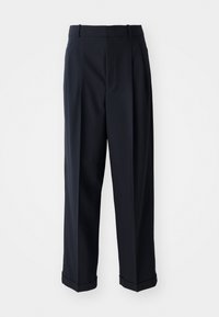 FULL LENGTH PLEATED - Nadrágok - navy