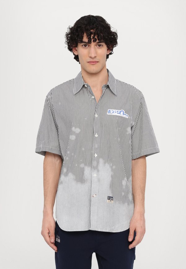 STRIPED SHIRT STICKER LOGO  - Hemd