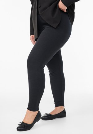 MIT EINER NORMALEN TAILLE - Tamprės – kelnės - black check