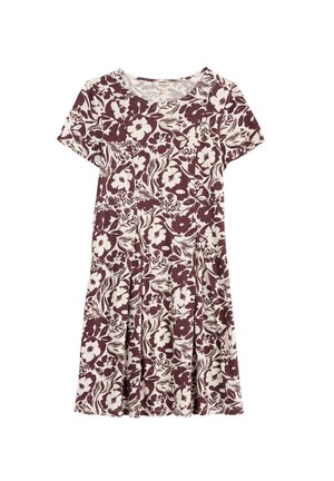 Seasalt Cornwall, SEASALT CORNWALL S/S WITCH HAZEL DRESS - Džersejové šaty - summer shadows cacao