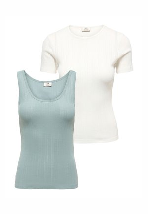 JDY, JDYSALSA 2-pack - T-shirt basique - cloud dancer