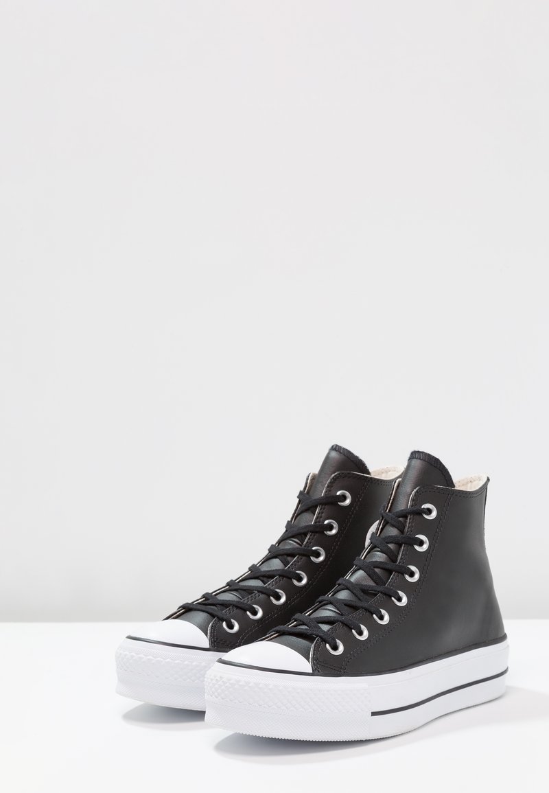 Converse CHUCK STAR LIFT CLEAN - Zapatillas - black/white/negro Zalando.es