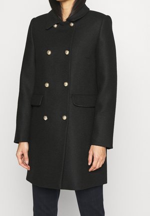 Klassischer Mantel - black