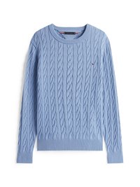 CLASSIC CABLE CREW NECK - Pullover - brisk blue