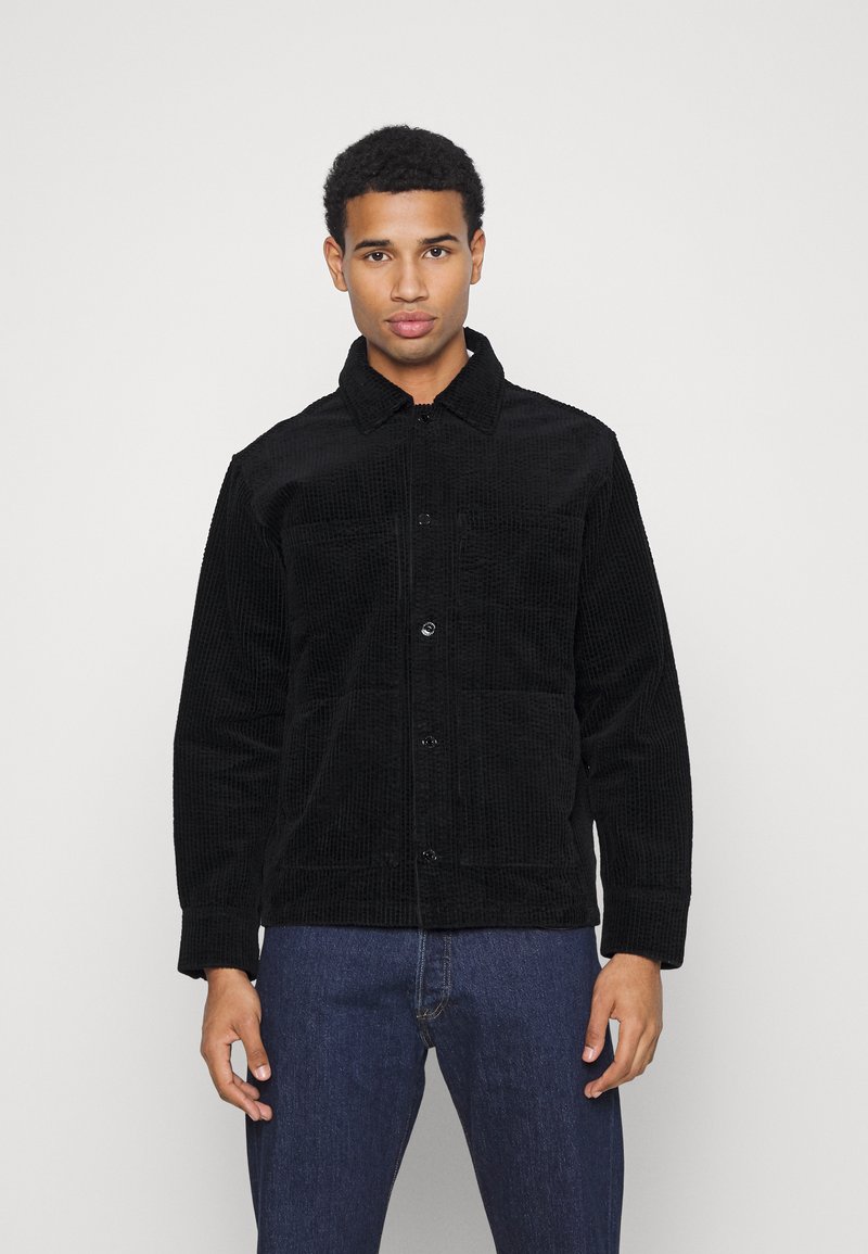 Weekday ROLAND OVERSHIRT - Casaco de verão - black