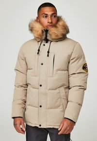 Alessandro Zavetti ZAVETTI CANADA OSHAWA 2.0 PUFFER PARKA JACKET - Vinterjakker - stone