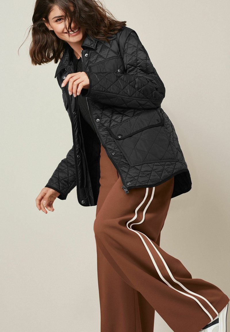 Damen Parkas | Next 2 IN 1 ZIP OFF SLEEVE Wintermantel black/schwarz - SP12007 Damen Parkas | Next 2 IN 1 ZIP OFF SLEEVE Wintermantel black/schwarz - SP12007