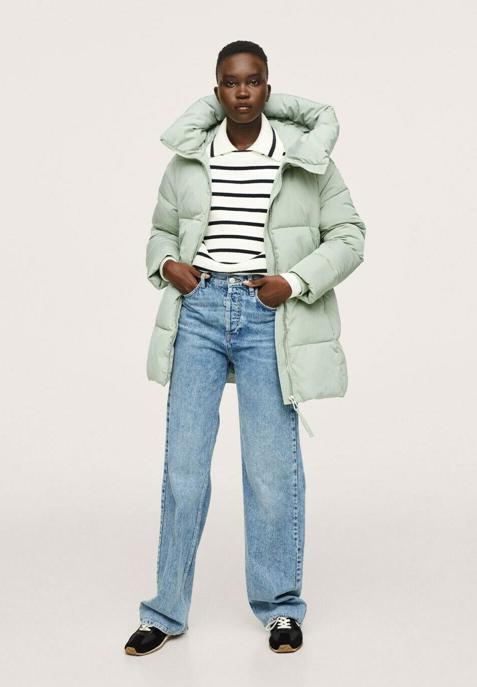 mango puffer jacket