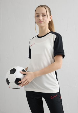 Nike Performance UNISEX - T-shirt basic - sail/black/university red