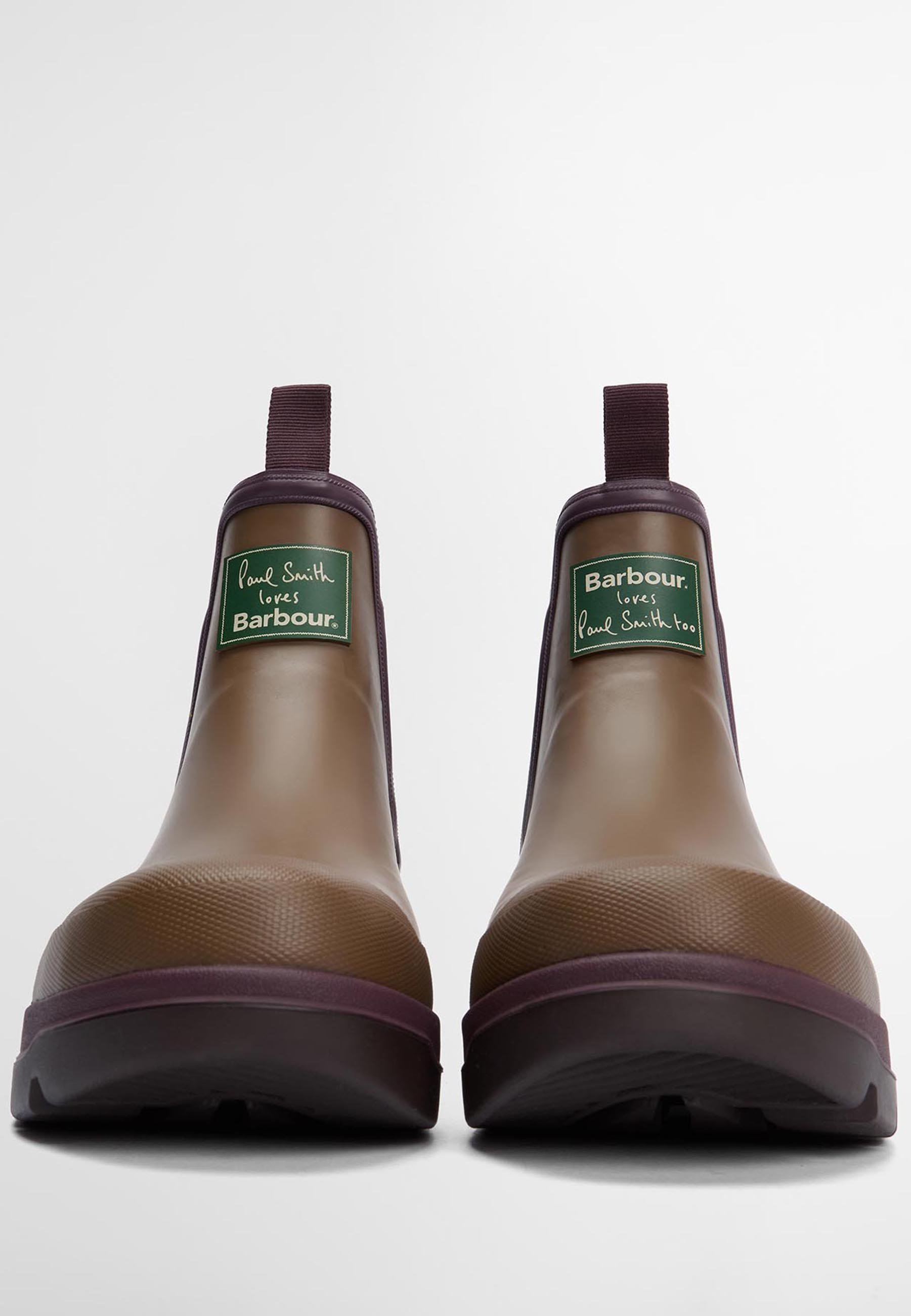 Barbour Paul Smith コラボ チェルシーブーツ Barbour PAUL SMITH LOVES BARBOUR ANKLE WELLINGTONS UNISEX