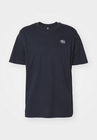 HEAVYWEIGHT LEFT CHEST PATCH - Basic T-shirt - black/white