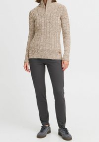 Oxmo Strickpullover - beige
