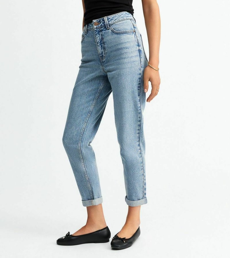 New Look - TURNED UP CUFF  - Jean droit - blue, Agrandir
