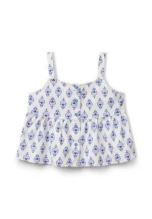 PATTERNED - Blusa - white blue