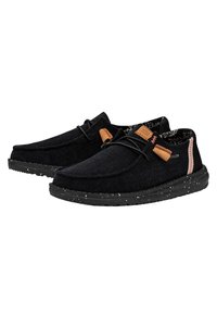 HEYDUDE Wendy Washed - Slip-On Schuhe - Stringate sportive - black