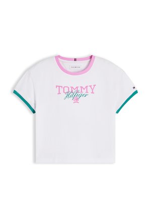 Tommy Hilfiger, CREST TEE - T-Shirt print - white