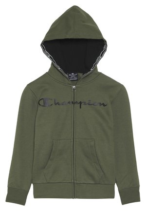 Champion, AMERICAN CLASSICS HOODED FULL ZIP - Felpa con zip - khaki