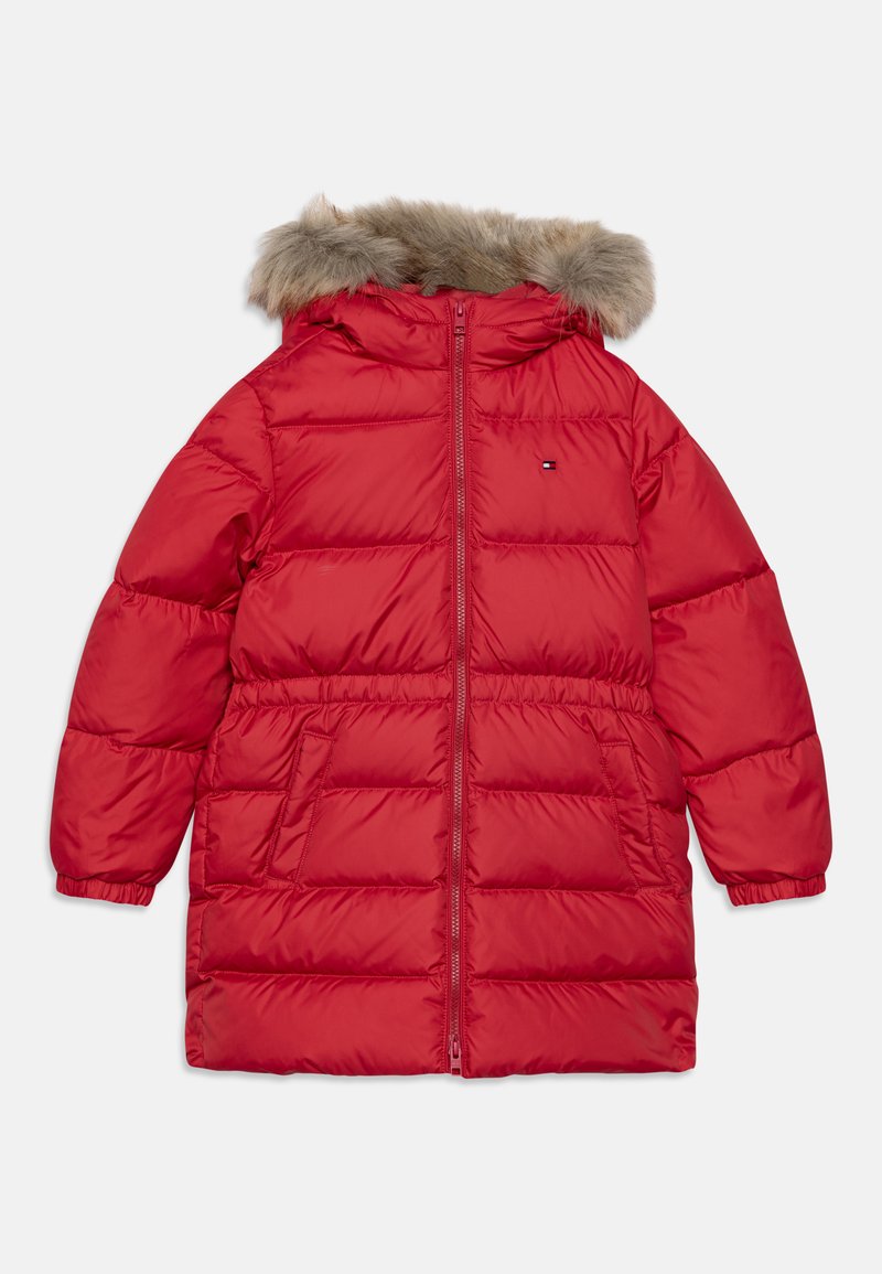Tommy Hilfiger LONG WAISTED - Páperový kabát - heritage pink