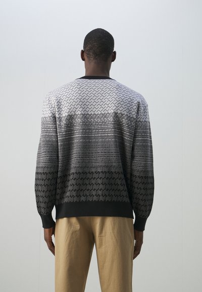 Missoni CREWNECK - Pulover - black/white