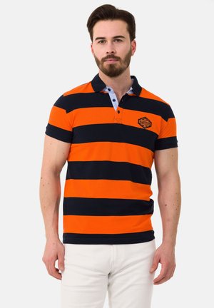 Cipo & Baxx Poloshirt - navyblue orange