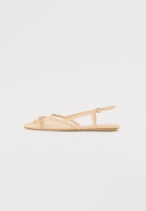 Stuart Weitzman KITTY - Ballerines à brides arrière - beige/barely beige