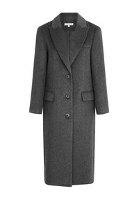 BUTTONED LONG - Classic coat - gris anthracite