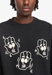 Element LEON X  SAY HI  - Felpa - black