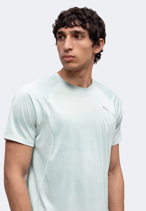 PUMA RUN VELOCITY TEE - Sports T-shirt - créme de mint — photo 4