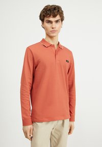 Calvin Klein STRETCH TIPPING - Topper langermet - copper sun