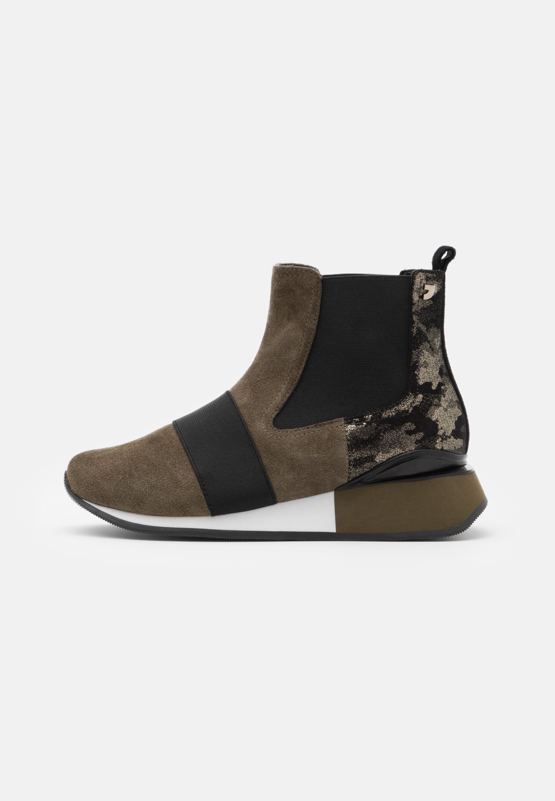 Gioseppo SPUTINO - Botines de cuña - verde/verde oliva - Zalando.es