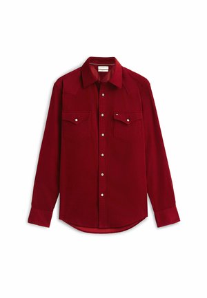 Tommy Hilfiger, TOMMY HILFIGER REGULAR FIT WESTERN CORDUROY SHIRT - Hemd - autumn red