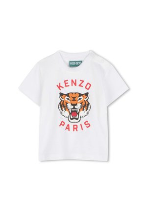 KENZO kids À MANCHES COURTES - Print T-shirt - blanc