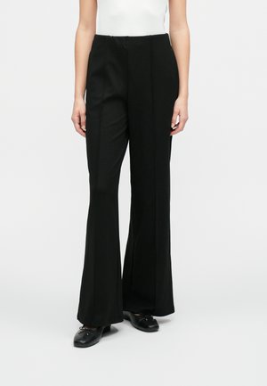 VIWINNIE CLUA WIDE - Stoffhose - black beauty