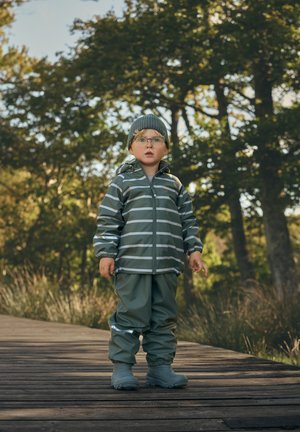 CeLaVi, RAINWEAR SET - ALL OVER PRINT, WITH FLEECE - Regenhose - mulled basil